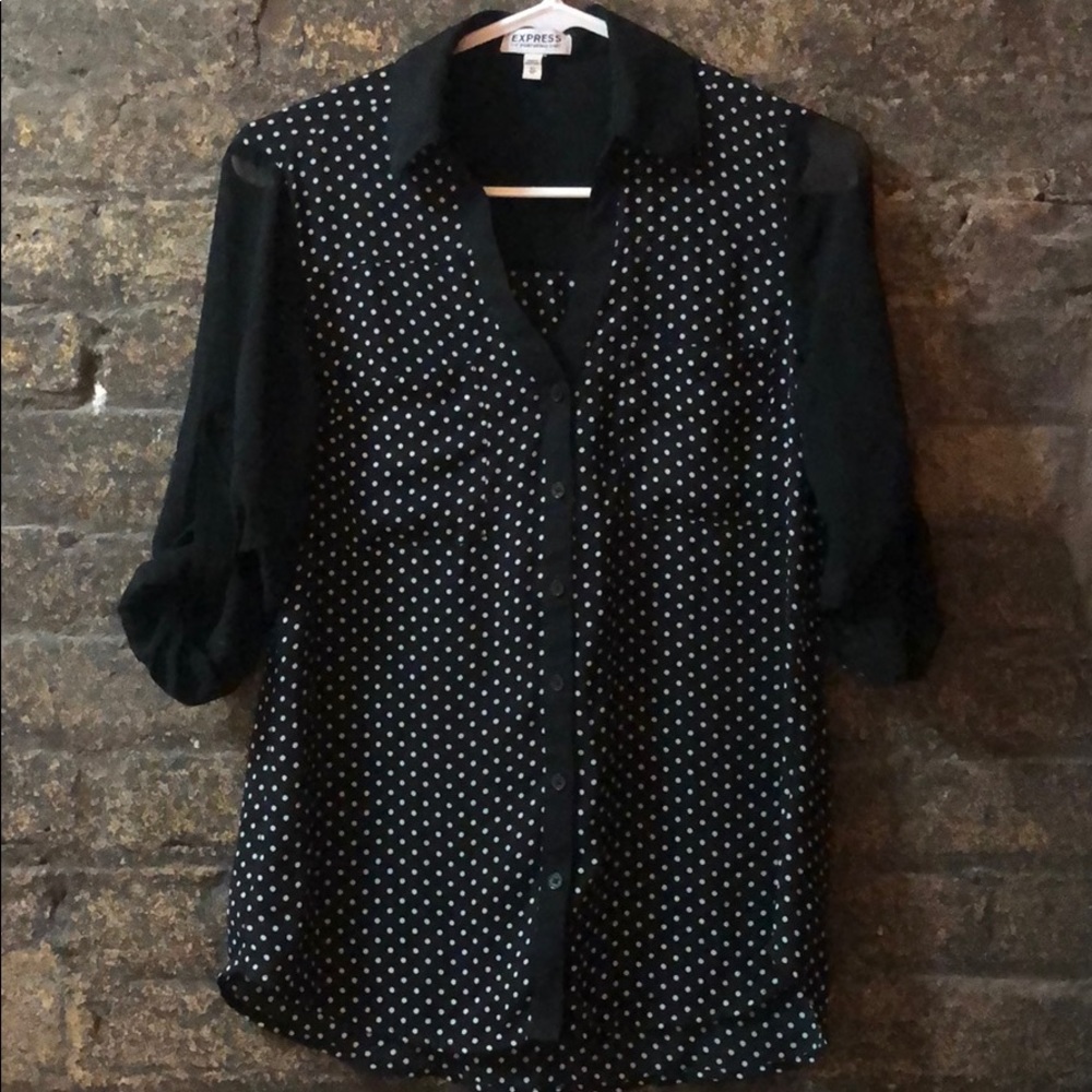 Express button up shirt